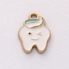 DIY new alloy oil drip accessories, toothbrushes, toothpaste, cartoon cute ornaments, bracelets, pendants, keychains, small pendants Specification image